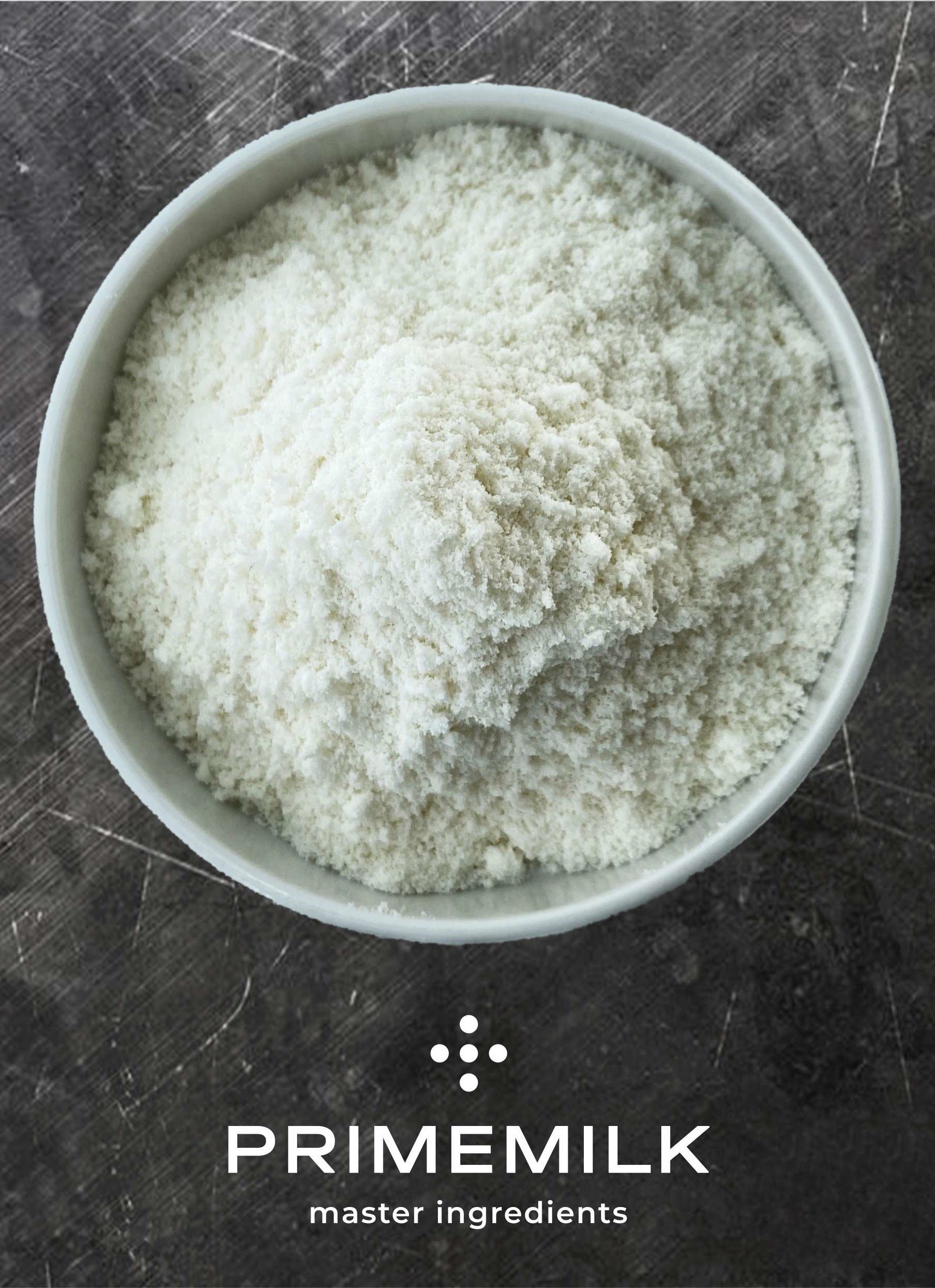 Fat filled whey powder with fat weight content from 20 up to 55 %