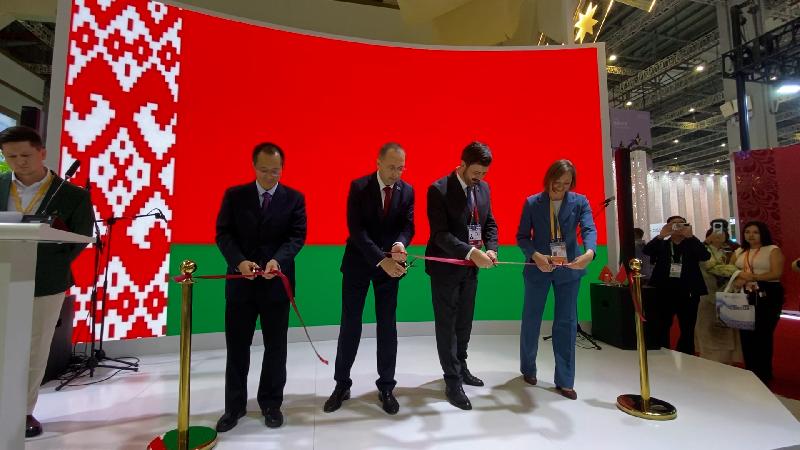 CIIE 2025: торжественное открытие Национальной экспозиции Республики Беларусь в Шанхае