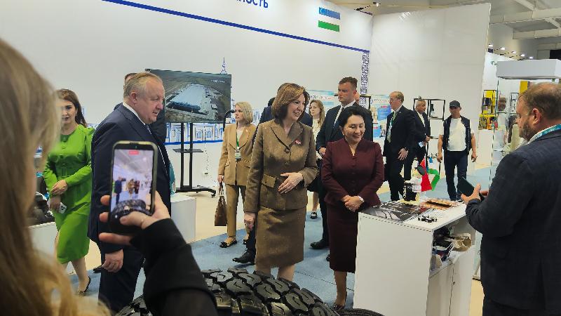 Экспозиция Made in Belarus представлена в выставочной части  IV Узбекско-Белорусского межпарламентского форума в г. Хиве