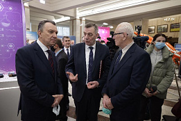 Выставка научно-технических достижений открылась в рамках Дня белорусской науки 2021